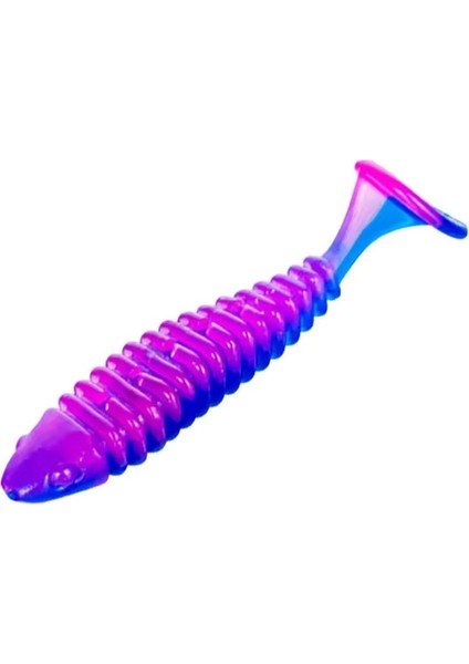 Worm Tail Series 5,6 cm Purple 10 Pcs