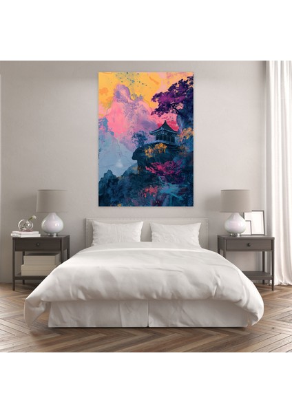 Çin Manzarası Pop Art Kanvas Tablo - Klasisizm ve Popart, Çin Manzarası Pop Art, Kanvas Tablo, Duvar Sanatı, 30X50 fiyatları