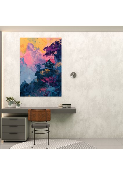 Çin Manzarası Pop Art Kanvas Tablo - Klasisizm ve Popart, Çin Manzarası Pop Art, Kanvas Tablo, Duvar Sanatı, 30X50 modelleri