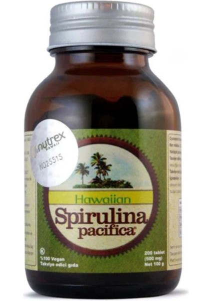 Hawaııan Spirulina Pacifica 200 Tablet