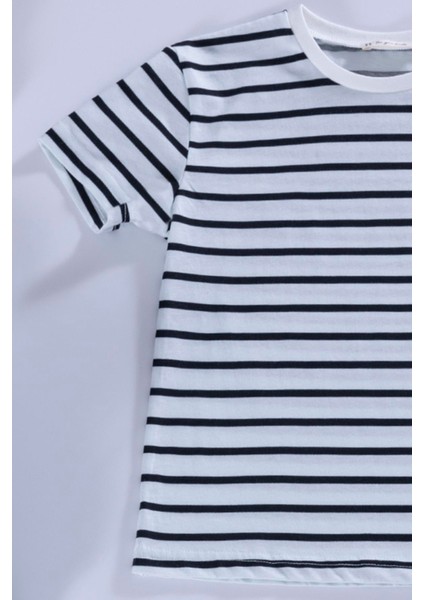 Çizgili Tshirt Şort Siyah Takım fiyatları