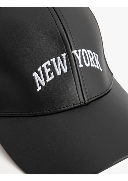 Suni Deri Cap Şapka Işleme Detaylı fırsatları