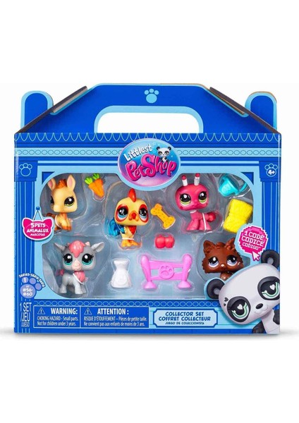 Littlest Pet Shop Minişler 5’li Figür Seti S1 - Minişler Çiftlikte - 5 cm