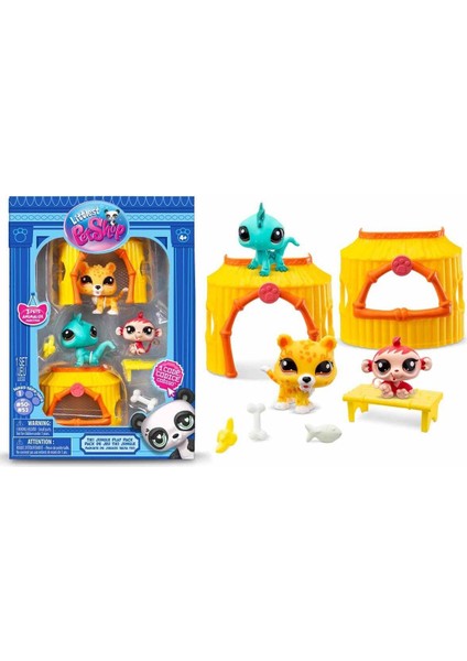 Littlest Pet Shop Minişler Orman Oyun Seti 3’lü Figür Seti S1 - 5 cm