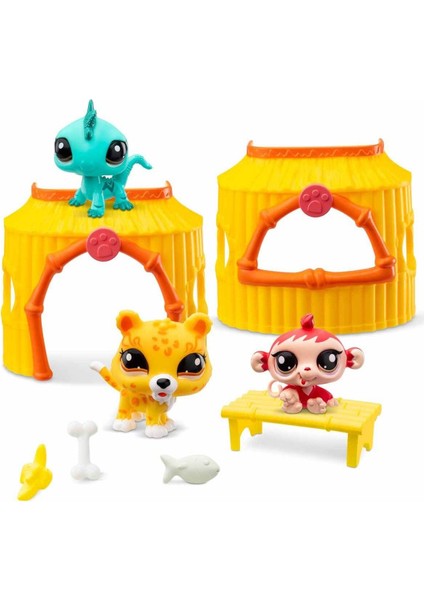 Littlest Pet Shop Minişler Orman Oyun Seti 3’lü Figür Seti S1 - 5 cm