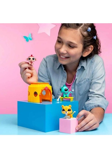 Littlest Pet Shop Minişler Orman Oyun Seti 3’lü Figür Seti S1 - 5 cm