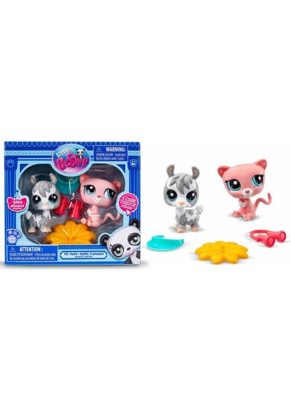 Littlest Pet Shop Minişler 2’li Figür Seti S1 - Lama ve Fare - 5 cm