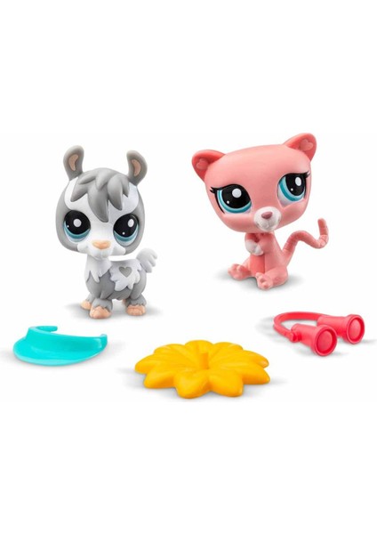 Littlest Pet Shop Minişler 2’li Figür Seti S1 - Lama ve Fare - 5 cm