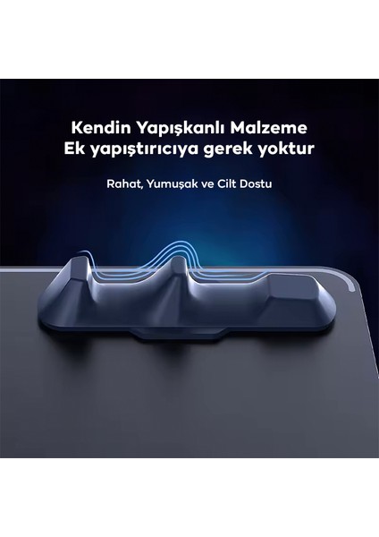 PB01 2 Adet Tablet Için Yapışkanlı Silikon Tutma Kolu