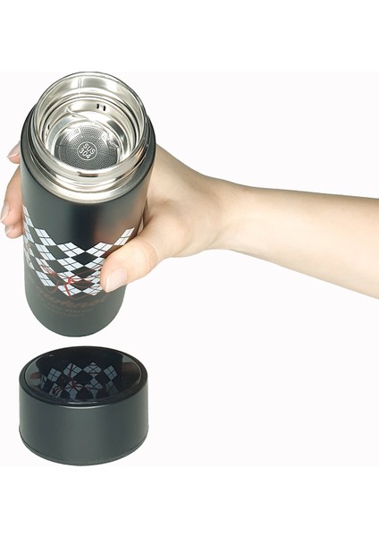 Sus 304 Paslanmaz Çelik 500ML Akıllı Dijital Resimli Vakumlu Termos