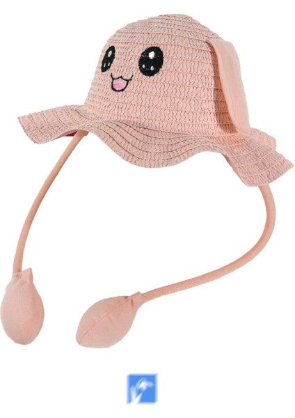 Çocuklar Için Yüksek Kalite, Sevimli, Yaz Hasır Şapka ( 3-9 Yaş ) ( Içinde Daraltma Ipi Mevcuttur )