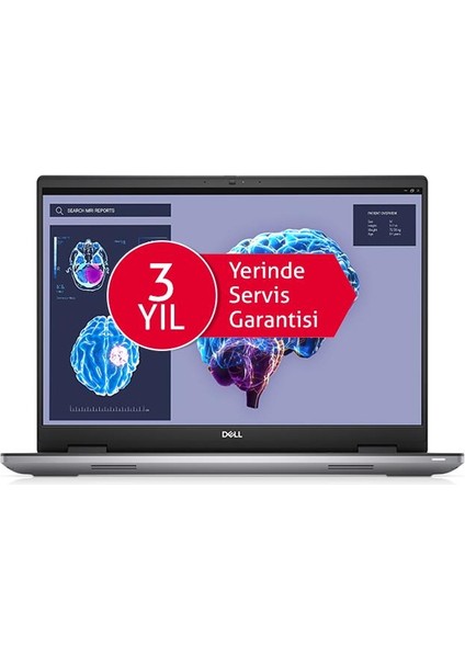 Precision M7680 XCTOP7680EMEA_VP-2 Intel Core I9-13950HX 32GB 512GB SSD 16GB Rtx 5000 Ada 16" Fhd+ Windows 11 Pro Taşınabilir Iş Istasyonu