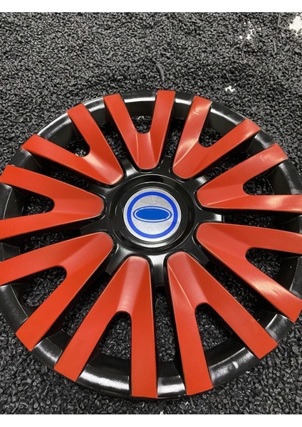 Ford 13 Inc Kırmızı Renkli Jant Kapağı Kırılmaz 3911K9FORD