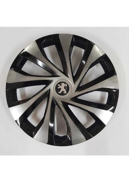 Peugeot 14 Inç Jant Kapağı Çift Renkli Kırılmaz 4 Adet 4810ÇIFTPEUGEOT
