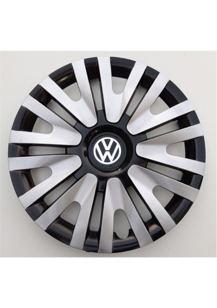 14'' Inç Volkswagen Jant Kapağı 4 Adet Çelik Jant Görünümlü Renkli - Kırılmaz Esnek 4911G9WW