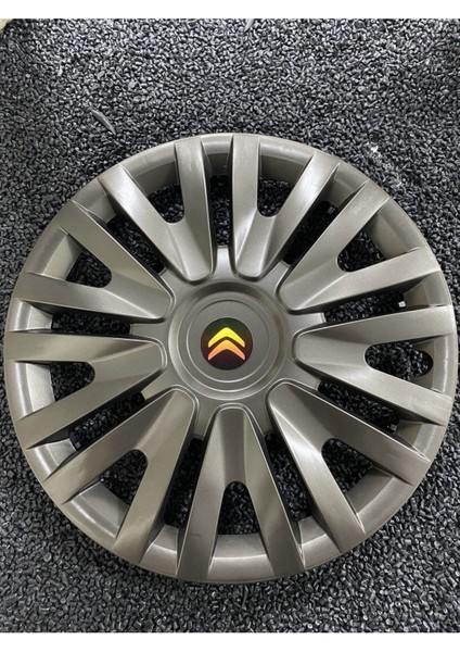 Citroen Xantia 15" Inç Kırılmaz Jant Kapağı Füme 4 Adet 5911FÜMECITROEN