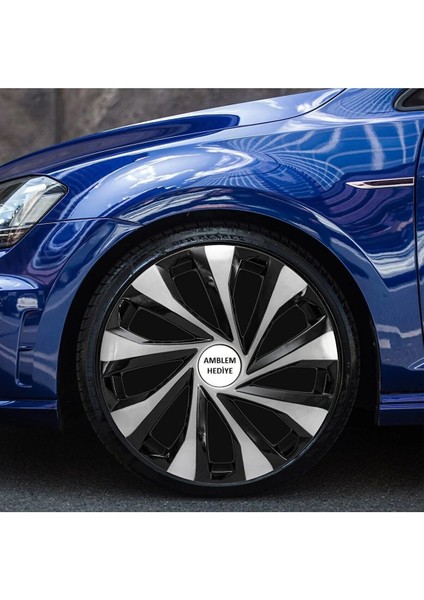 Nkt Group Renault Clio Uyumlu 15 Inç Piano Black Siyah Renkli Jant Kapağı 4 Adet 5810ÇIFTRENAULT