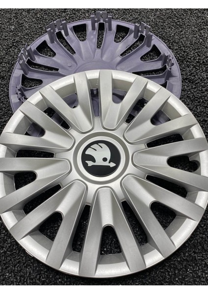 Skoda 14" Inç Inç Kırılmaz Jant Kapağı 4 Adetuyumlu 4911SKODA