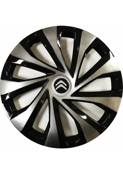 Citroen C-Elysee Uyumlu 15 Inç Piano Black Siyah Renkli Jant Kapağı 4 Adet 5810ÇIFTCITROEN