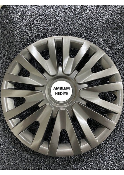 Renault Kadjar 15" Inç Kırılmaz Jant Kapağı Füme 4 Adet 5911FÜMERENAULT