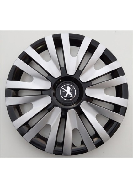 14'' Inç Peugeot Jant Kapağı 4 Adet Çelik Jant Görünümlü Renkli - Kırılmaz Esnek - 4911G9PEUGEOT