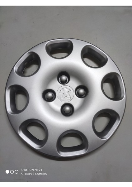 Peugeot 206-301 14 Inc Kırılmaz 4 Adet Jant Kapağı Arma ve Kelepçe Hediyeli 4616