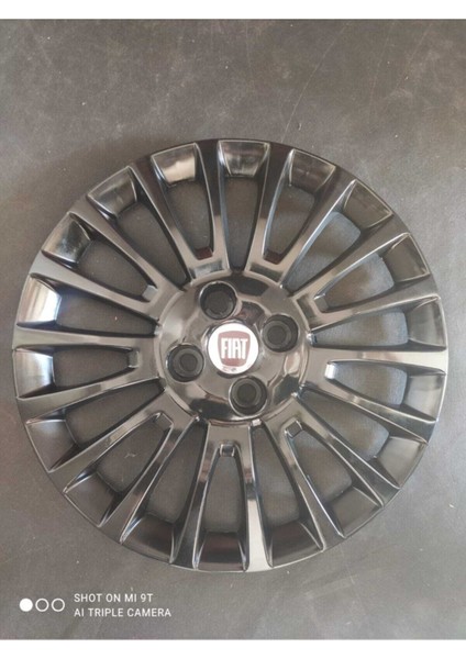 Fiat Punto 15 Inc Punto Black Kırılmaz Jant Kapağı (4) Adet Siyah 5110SYH