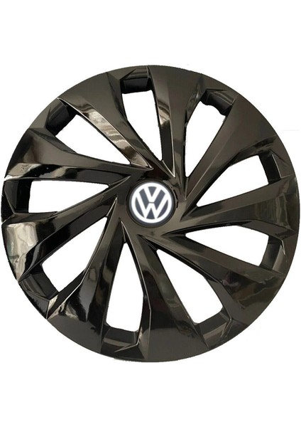 Volkswagen 14 Inç Jant Kapağı Siyah 4 Adet Esnek Ww 4810SYHWW