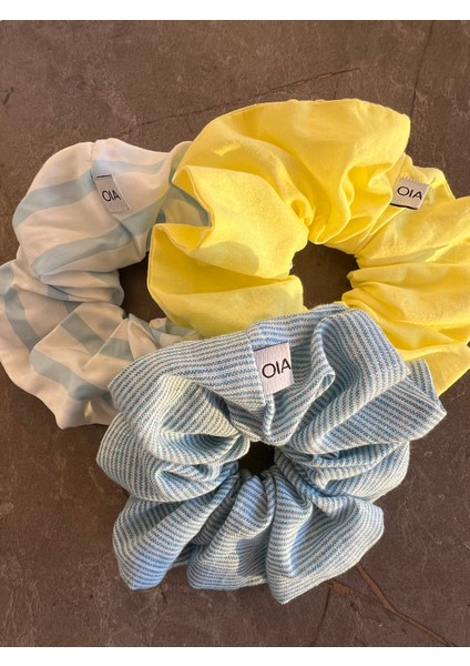 Oıa Atelier Pamuk Scrunchie Toka Lastik Toka