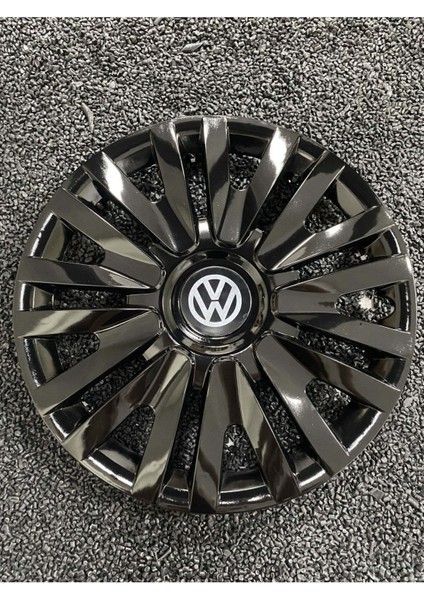 Volkswagen Variant 15" Inç Kırılmaz Jant Kapağı Siyah 4 Adet 5911SYHWW