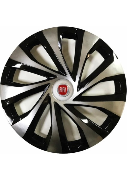 Fiat 14 Inç Jant Kapağı Çift Renkli Kırılmaz 4 Adet 4810ÇIFTFIAT