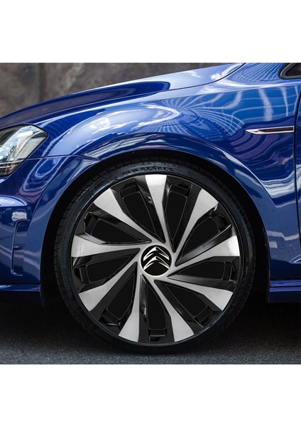 Citroen 15 Inc Jant Kapağı Renkli Kırılmaz 5810ÇIFTCITROEN