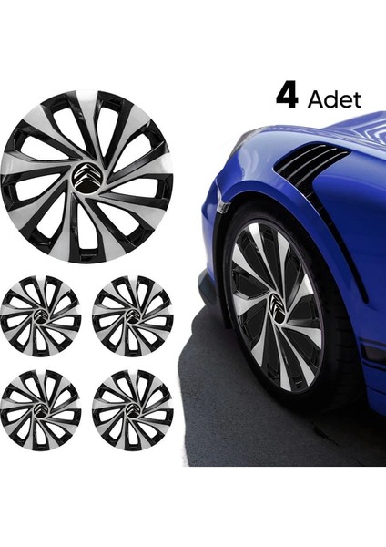 Citroen 15 Inc Jant Kapağı Renkli Kırılmaz 5810ÇIFTCITROEN fiyatları