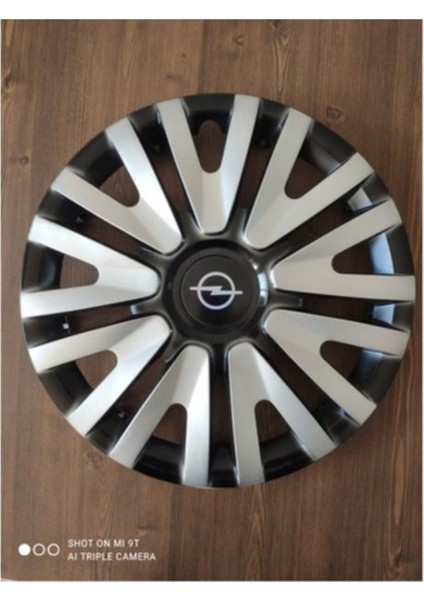 13 Inç Jant Kapağı Opel Gri Renkli Kırılmaz 4 Adet Amblem 3911G9OPEL