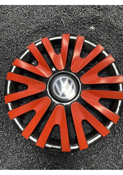 Volkswagen 13 Inc Kırmızı Renkli Jant Kapağı Kırılmaz 3911K9WW