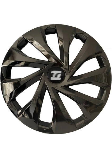 Seat 14 Inç Jant Kapağı Siyah 4 Adet Esnek 4810SYHSEAT