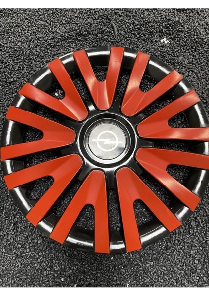 Opel 15 Inc Kırmızı Renkli Jant Kapağı Kırılmaz 5911K9OPEL