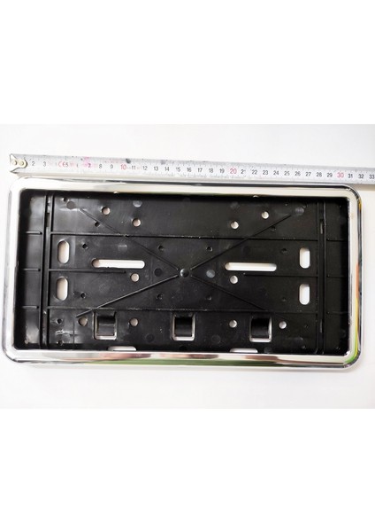 2 Adet Kare Takmatik Krom Nikelaj Oto Plakalık 31.5CMX16.5CM fırsatları