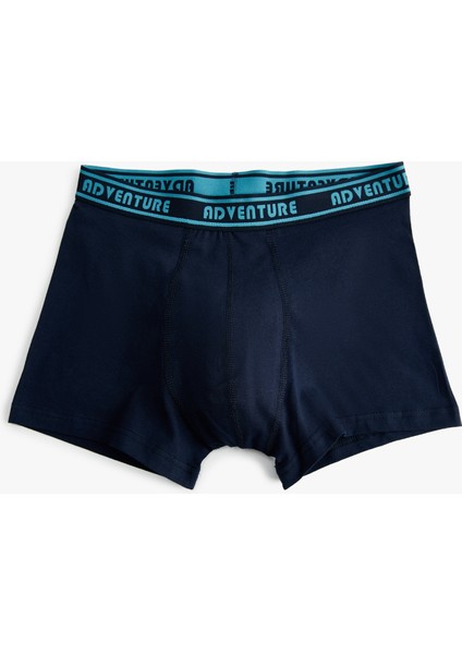 3'lü Boxer Seti Soyut Baskılı Çok Renkli Pamuklu fırsatları