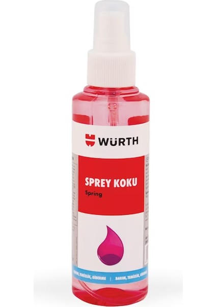 Koku Giderici Oto Araç Kokusu Sprıng 150ML, Açık Kırmızı