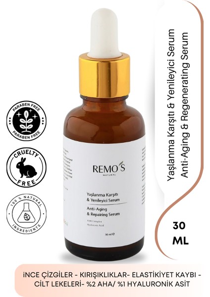 Yaşlanma Karşıtı & Yenileyici Serum