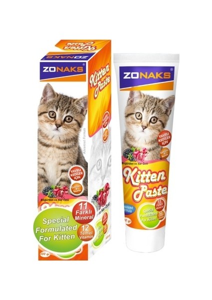 Kitten Yavru Kediler Için Multivitamin Macun Malt 100G