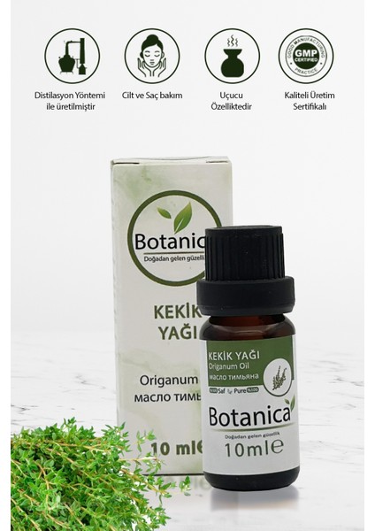 Kekik Yağı - Origanum Onites - Canlı ve Pürüzsüz Cilt Origanum Oil Uçucu Bakım Yağı