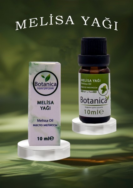 Melisa Yağı - Melissa Officinalis - Sakinleştirici - Dengeleyici Aromaterapik Uçucu Difüzör Yağı