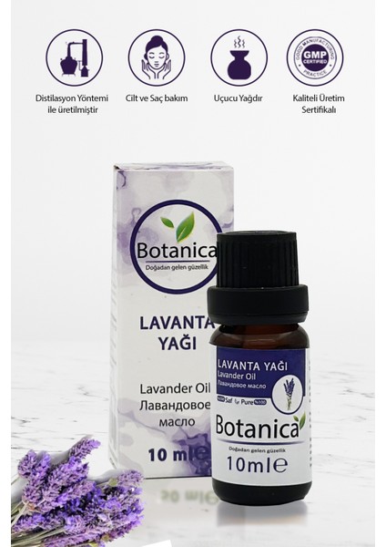 Lavanta Yağı - Lavandula Angustifolia - Stresi Azaltma Afrodizyak Difüzör Uçucu Yağı