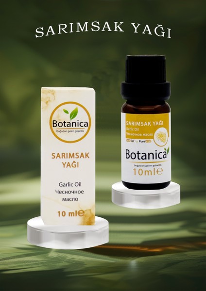 Sarımsak Yağı - Allium Sativum - Akne ve Sivilce Karşıtı Garlic Oil Saç ve Cilt Bakımı