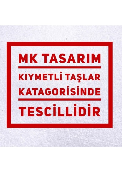 Mk Tasarım Gerçek Pembe Kuvars Taşı Bileklik MKT5003