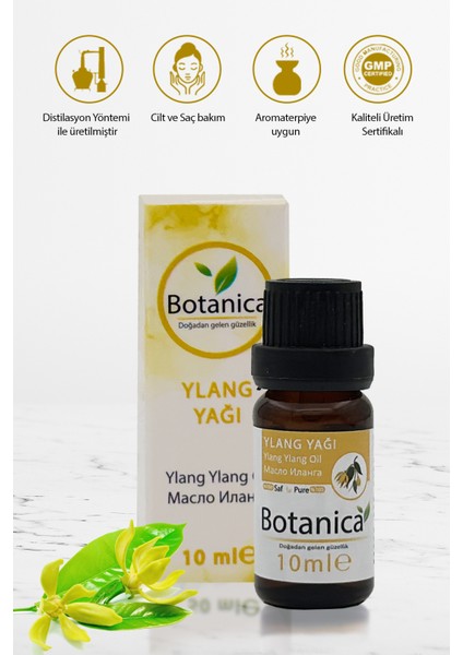 Ylang Yağı - Cananga Adorata - ( Afrodizyak - Özgüven Artırma ) Aromaterapik Uçucu Yağ