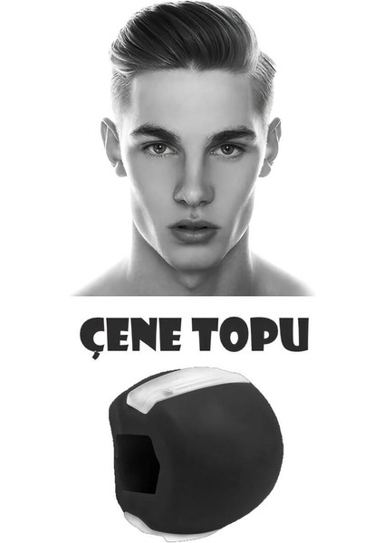 Çene Güçlendirme Topu Siyah, Orta Seviye, Fitness, Çene Çizgisi Destekleyici fiyatları