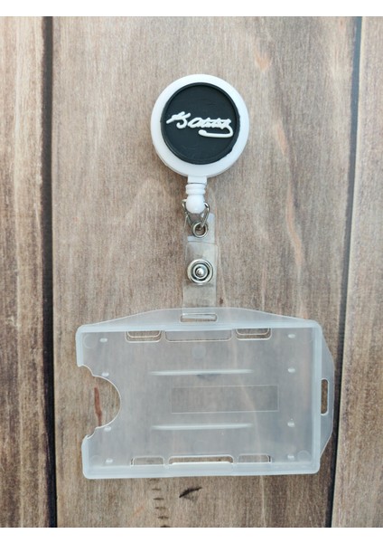 Kemal Atatürk Imza Silikon Yoyo Yaka Kartlığı Yatay Dikey Kart Koruyucu